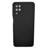 Real Smooth Silicone Finger Grip Samsung Galaxy Α12/Μ12 SM-A125/M127   BLACK